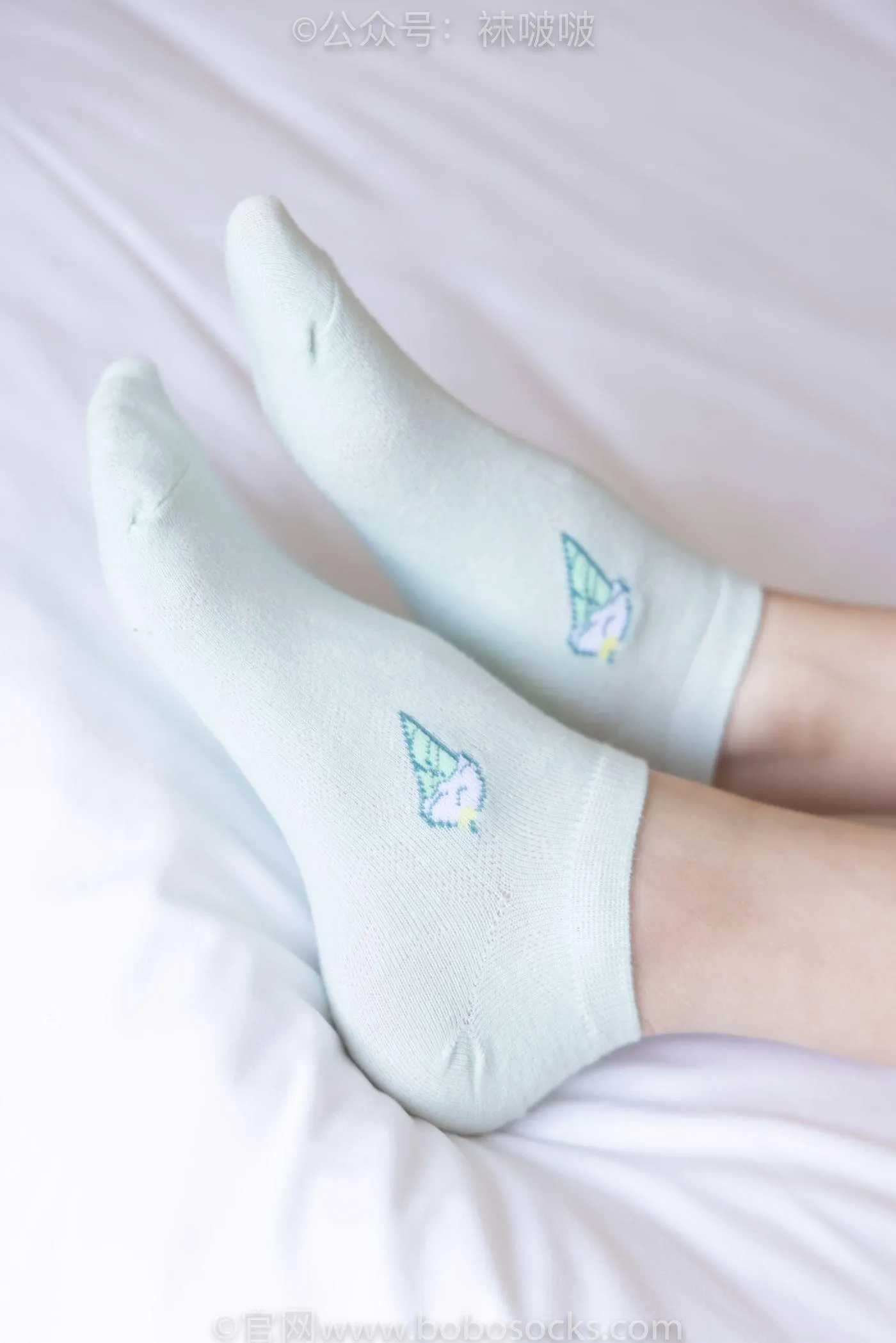 [BoBoSocks袜啵啵]NO.081 稚予- AJ、浅黄色短棉袜、浅蓝色短棉袜、裸足（花絮版） [145P]插图9